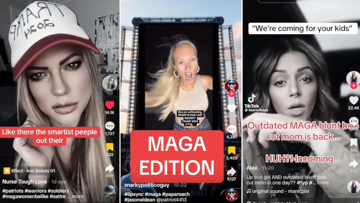 「我們是戰士。士兵們。 Peytriats'：TikTok 影響者搞笑地惡搞了最令人畏懼的 MAGA 影響者