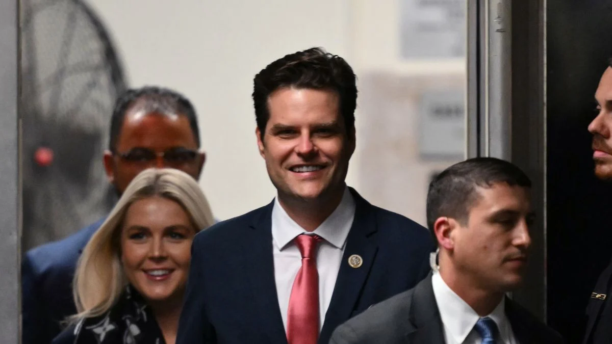 惡意威脅馬特蓋茲 (Matt Gaetz) 在他的道德報告準備發佈時滿頭大汗