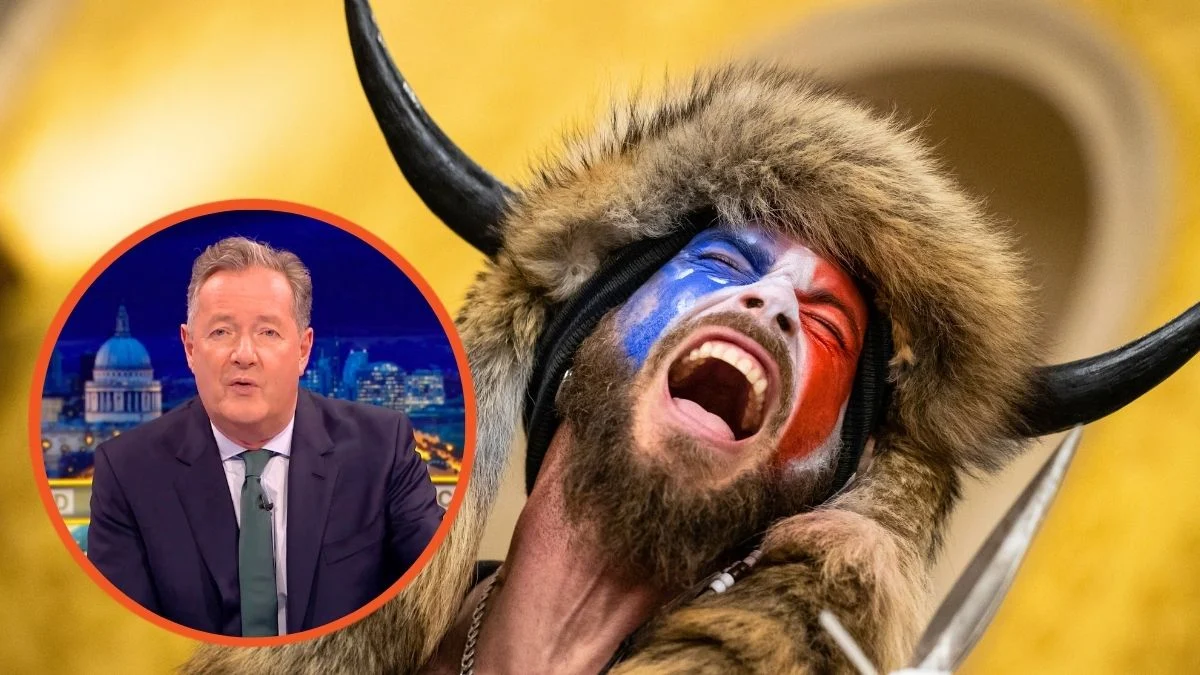 Wow, bây giờ Piers Morgan muốn tín dụng cho Qanon Shaman xin lỗi một sĩ quan cảnh sát thủ đô