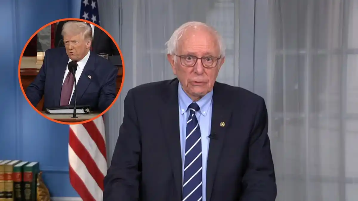 伯尼·桑德斯（Bernie Sanders）串在唐納德·特朗普（Donald Trump）